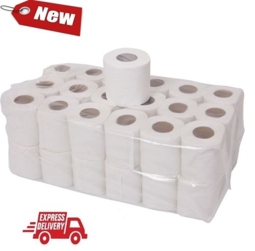 Premium Embossed 2ply Toilet Tissue Paper 40 Rolls (10 x 4 Pack)